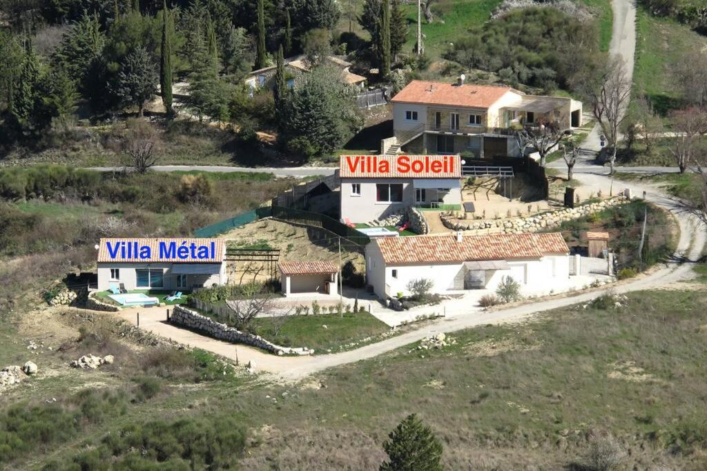 Les Villas Dorees - Villa Soleil Face Au Mont Ventoux Plaisians Buitenkant foto