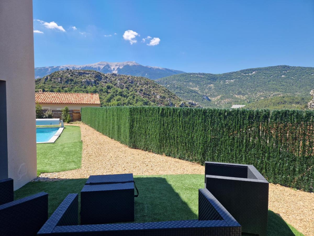 Les Villas Dorees - Villa Soleil Face Au Mont Ventoux Plaisians Buitenkant foto
